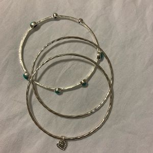 Stella and Dot set of 3Bangles NWOT